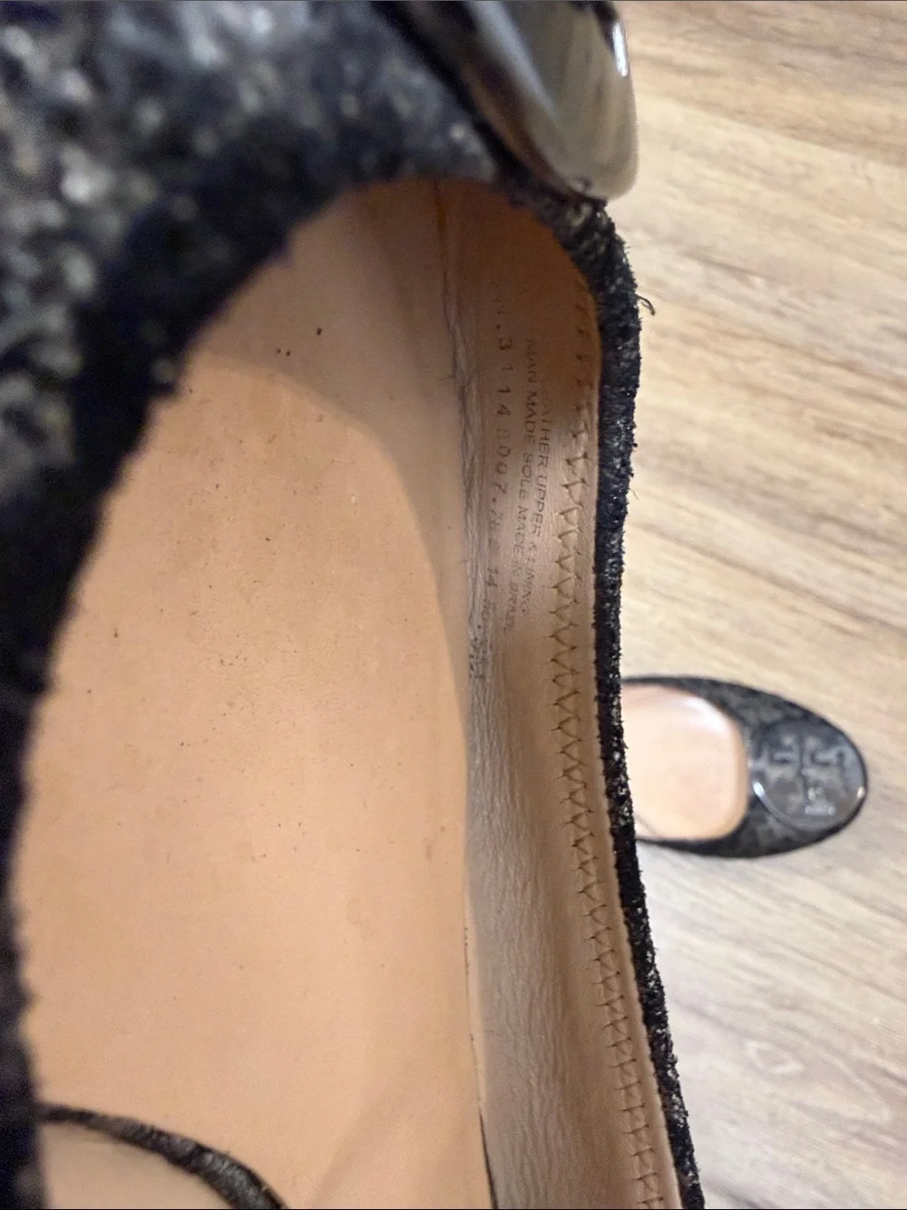 Tory Burch Luisa printed suede ballet flats